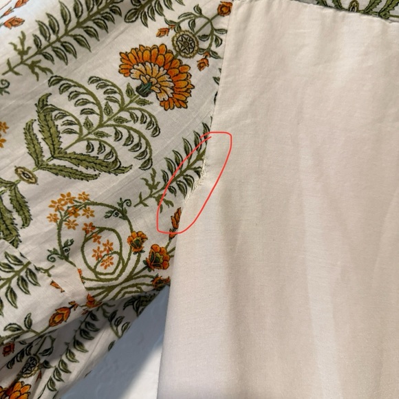 Anthropologie Floral Long Sleeve Dress *FLAWED* - Picture 5 of 6